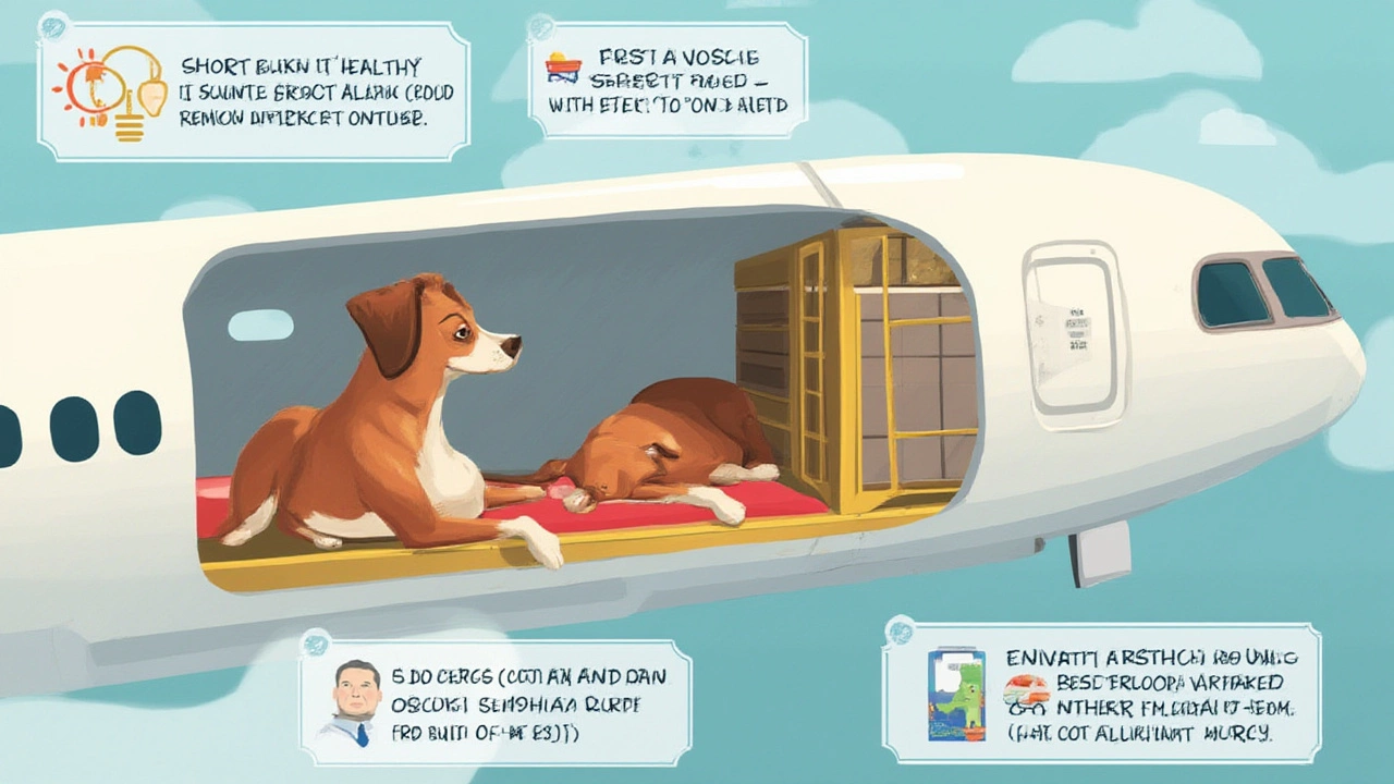 How Dogs Experience Stress During Air Cargo Transport