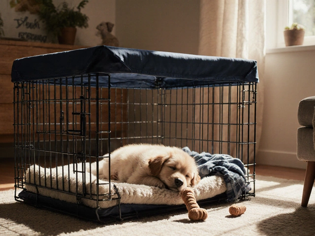 Should I Lock My Puppy in His Crate During the Day?