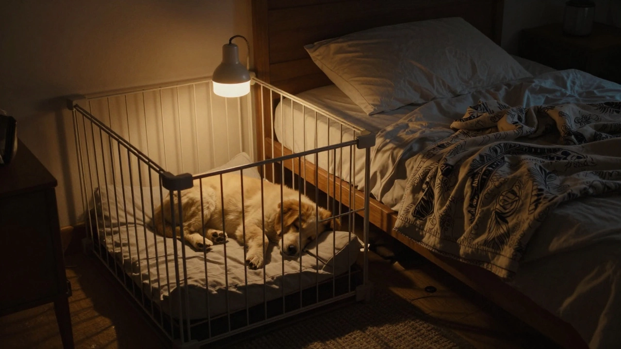 Should You Leave TV On for Puppy at Night?