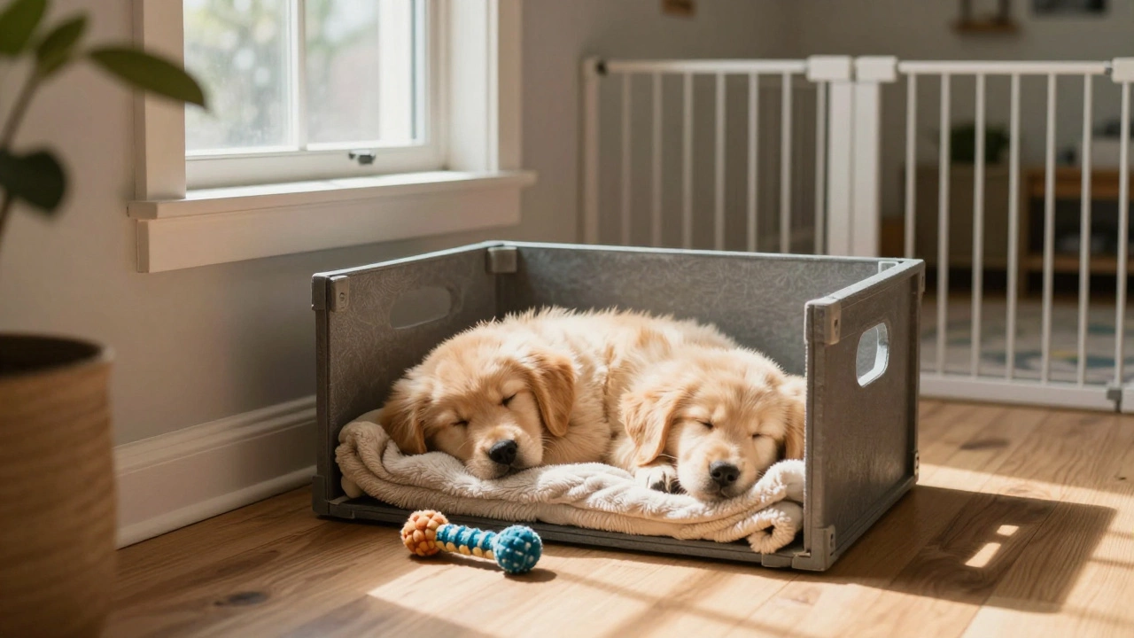 How Long Should a Puppy Be in a Crate Per Day?